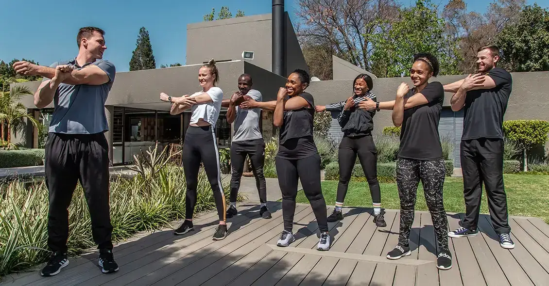 Group training session led by a BodyBack trainer